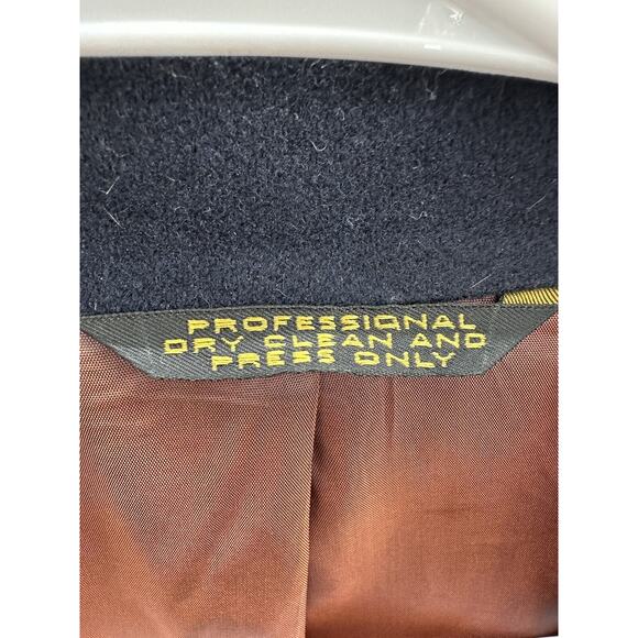 Anderson Little Mens Suit Cat Size Unknown Blue Wool Two Button Up - Picture 8 of 16